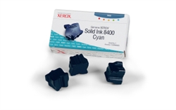 Genuine Xerox Solid Ink 8400 Cyan (Three Sticks)