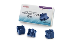 Genuine Xerox WorkCentre C2424 Solid Ink Cyan (3 Sticks)