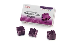 Genuine Xerox WorkCentre C2424 Solid Ink Magenta (3 Sticks)