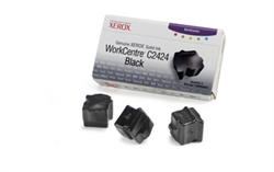 Genuine Xerox WorkCentre C2424 Solid Ink Black (3 Sticks)