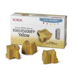 Genuine Xerox Solid Ink Yellow, Phaser 8560/8560MFP (3 Sticks)