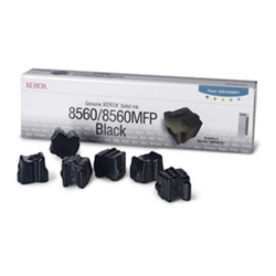 Genuine Xerox Solid Ink Black, Phaser 8560/8560MFP (6 Sticks)