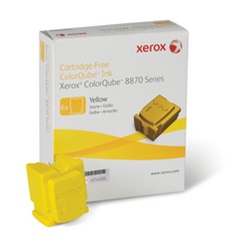 Xerox Colorqube Ink Yellow, Colorqube 8870 (6 Sticks),  17,300 Capacity