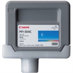 Canon Ink Tank PFI-304C - Pigment Cyan Ink Tank 330ml