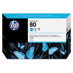 Ink Cartridge,HP80,350ML,CYAN