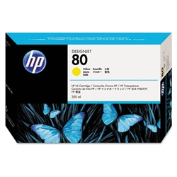 Ink Cartridge,HP80,350ML,YELLOW