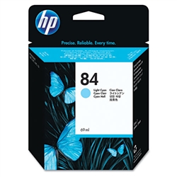 Ink Cartridge,HP 84 DESIGN JET 69 MIL, LIGHT CYAN