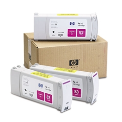 Ink Cartridge,HP#83,3/PK,680ML,MAGENTA