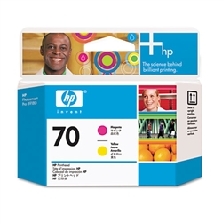 PRINTHEAD,HP 70, MAGENTA/YELLOW