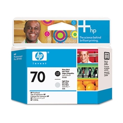 PRINTHEAD,HP 70, BLACK/LGY