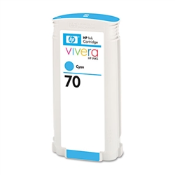 Ink Cartridge,HP 70, 130ML,CYAN