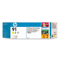 Ink Cartridge,HP 91,F/Z6100,775 MIL PIGMENT YELLOW