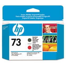 PRINTHEAD,HP73,MATTE BLACK,RED