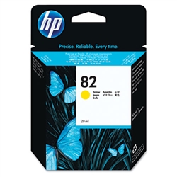 Ink Cartridge,HP 82, 28ML,YELLOW