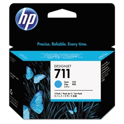 Ink Cartridge,HP711,29ML,3PK,CYAN