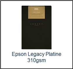 S450079 EPSON Legacy Platine Satin Paper 8.5 x 11  25 Sheets