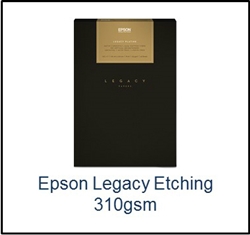 S450091 EPSON Legacy Etching Paper 8.5 x 11  25 Sheets