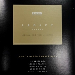 S450183 EPSON Legacy Sample pack 16 sheets 8.5 x 11