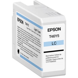 T46Y500 EPSON UltraChrome Light Cyan Ink 50ml, SureColor P900