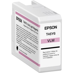 T46Y600 EPSON UltraChrome Light Magenta Ink 50ml, SureColor P900