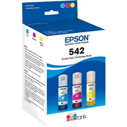 T542520-S EPSON WorkForce ST-C8000 or C8090  Multi-Color C,M.Y 3-Pack Bottles (70 mil each)