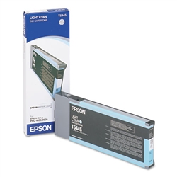 T544500 EPSON UltraChrome Lt Cyan Ink 220ml, Stylus Pro 7600/9600/4000(NO LONGER AVAILABLE ORDER T543500 110 MIL)