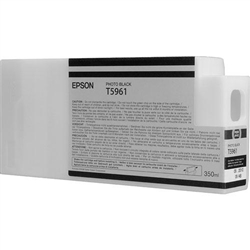 T596100 Epson Ultrachrome HDR Photo Black Ink, 350ml, Stylus Pro 7890/9890/7900/9900/7700/9700