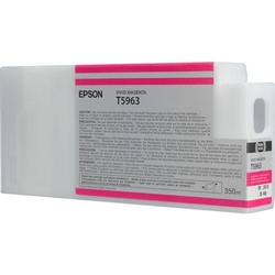 T596300 Epson Ultrachrome HDR Vivid Magenta Ink, 350ml, Stylus Pro 7890/9890/7900/9900/7700/9700