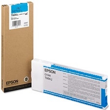 T606200 EPSON UltraChrome K3 Cyan 220ml Ink, Stylus Pro 4800/4880