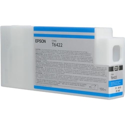 T642200 Epson Ultrachrome HDR Cyan Ink, 150ml, Stylus Pro 7890/9890/7900/9900/7700/9700