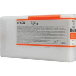 T653A00 EPSON Stylus Pro 4900 Orange, 200ml